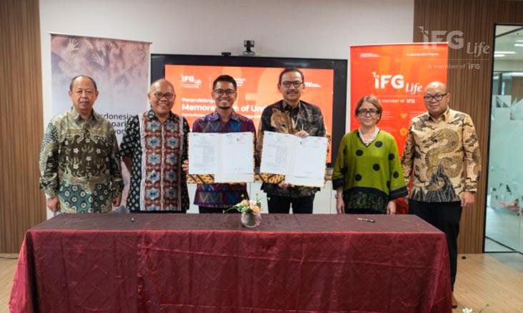 IFG Life bekerja sama dengan Jaringan Geopark Indonesia.