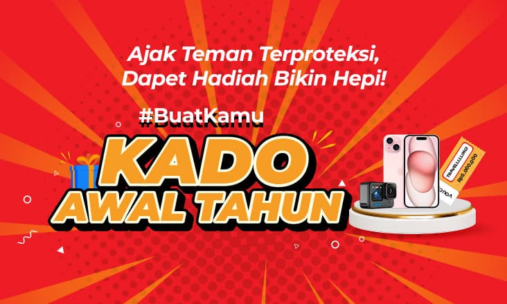 Ajak teman kamu beli proteksi IFG Life, dapatkan iPhone 15, GoPro Hero 12, dan voucer travelling!