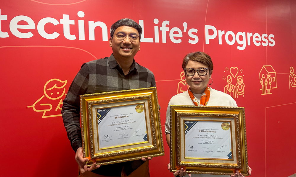Jaga Komitmen Investasi, Produk Unitlink IFG Life Sabet Penghargaan Asuransi