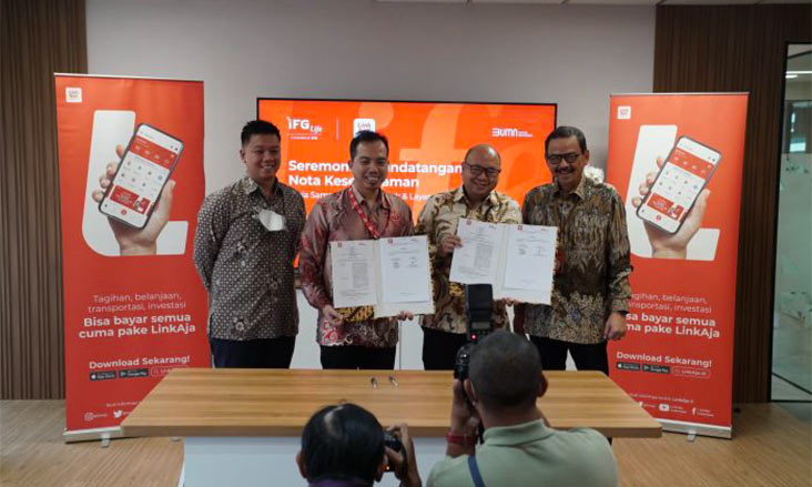 IFG Life kerja sama dengan Bank Mandiri, Yokke, dan LinkAja